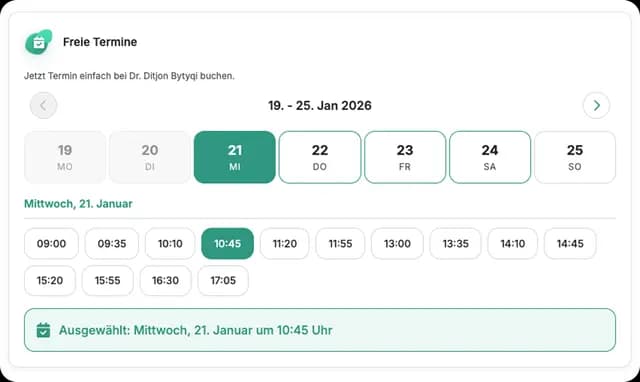 ExploreYourDoc Online-Terminbuchung